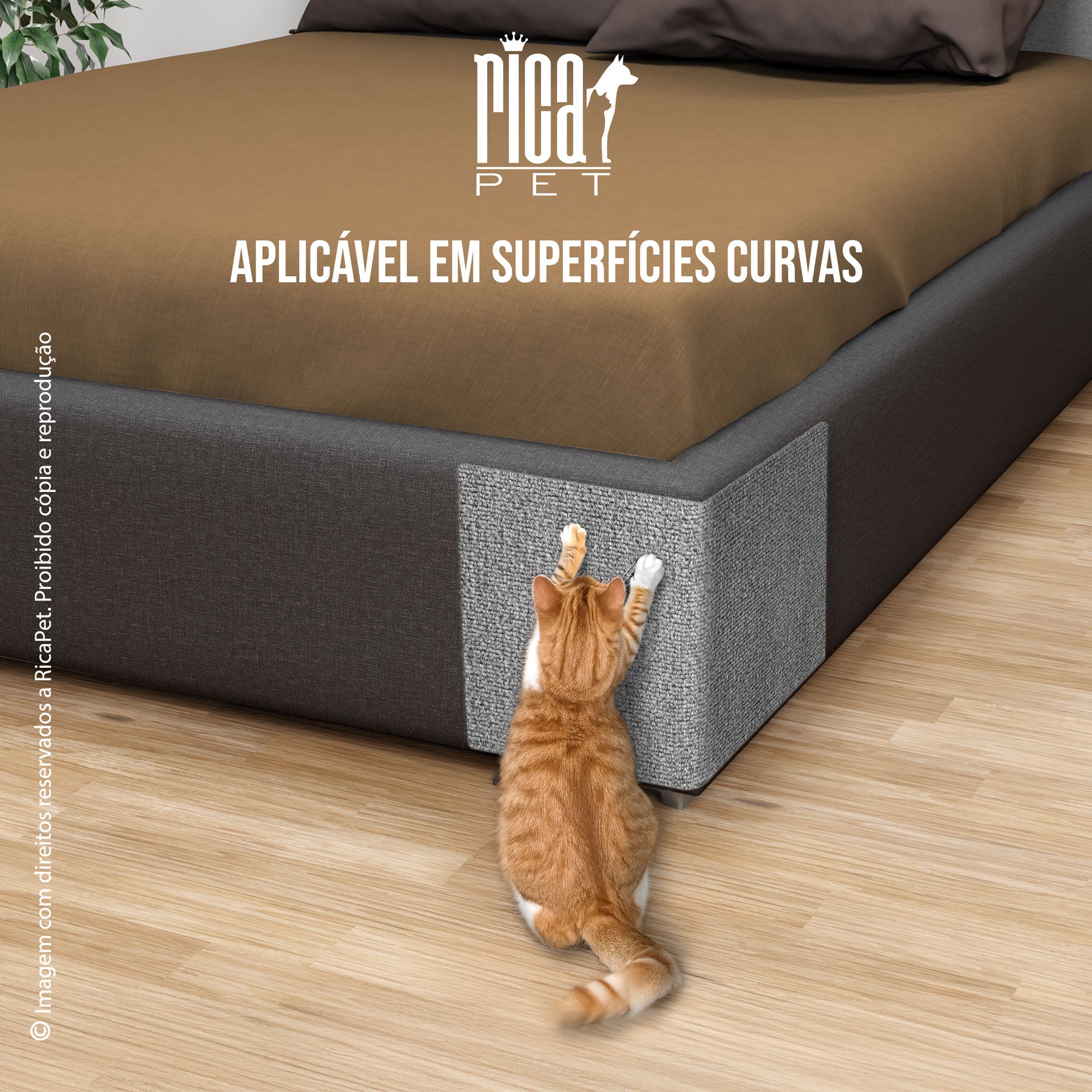 Arranhador para Gato Protetor para Sofá Adesivo 50x30cm - Ricapet™