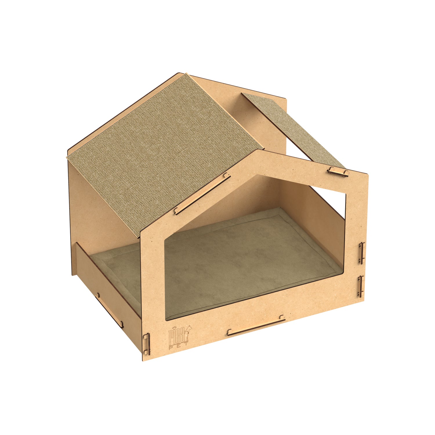 Cama Confortavel com Arranhador Bege