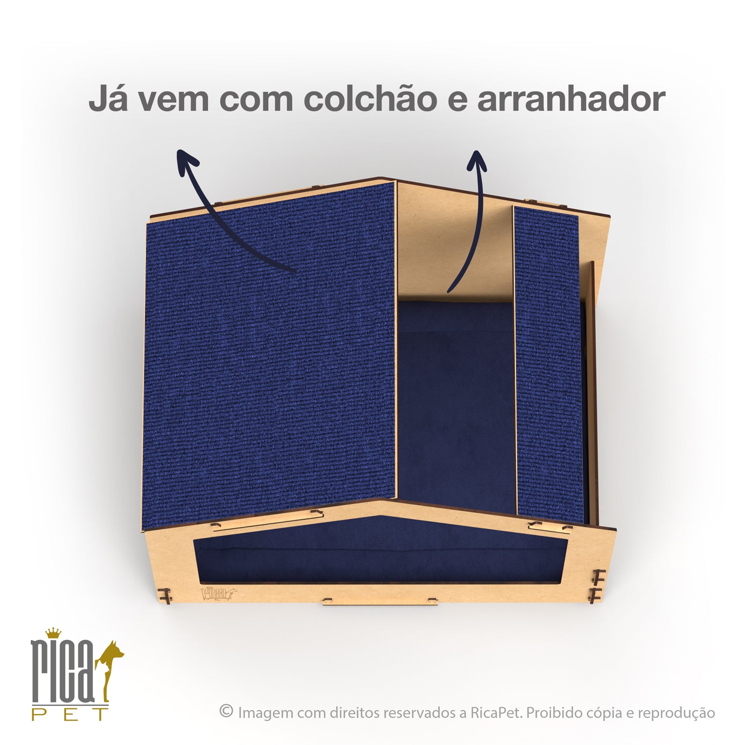 Cama com Colchao Para Pet