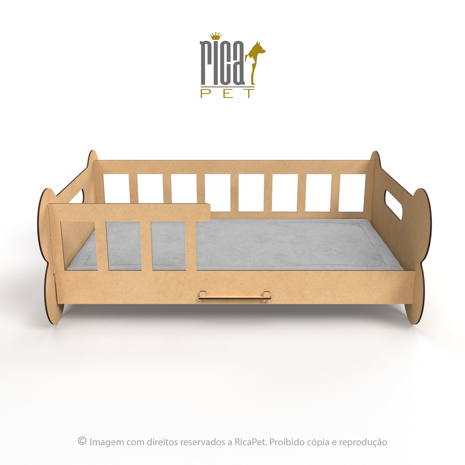 Caminha Luxo Pets Cinza