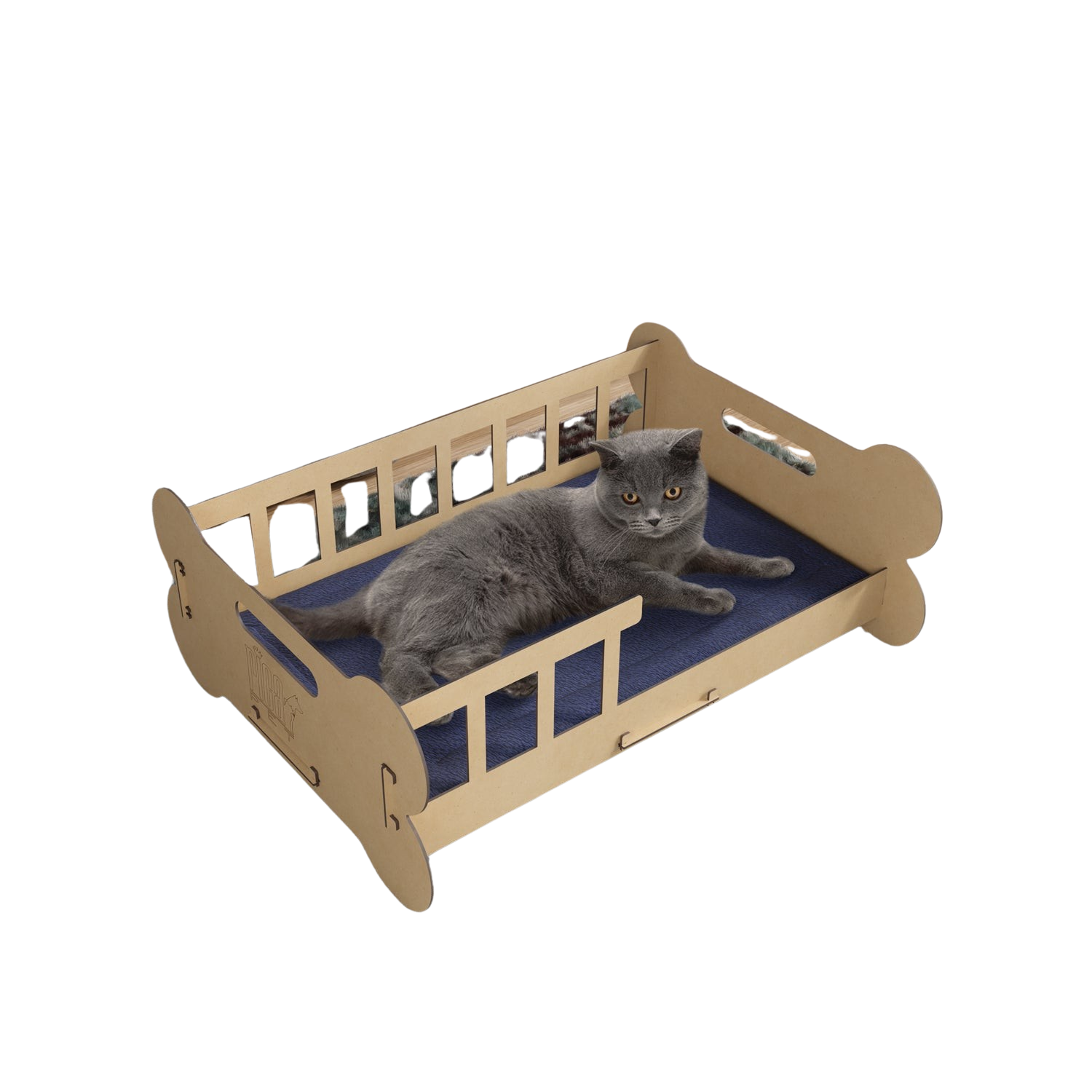 Caminha de Luxo com Colchão para Pets Modelo 5 - Ricapet™