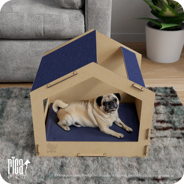 Casinha de Luxo para Pets Caminha Modelo 6 - Ricapet™