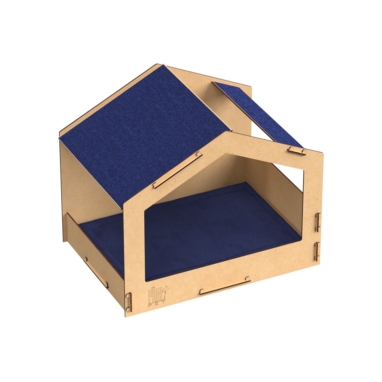 Casinha de Luxo para Pets Azul