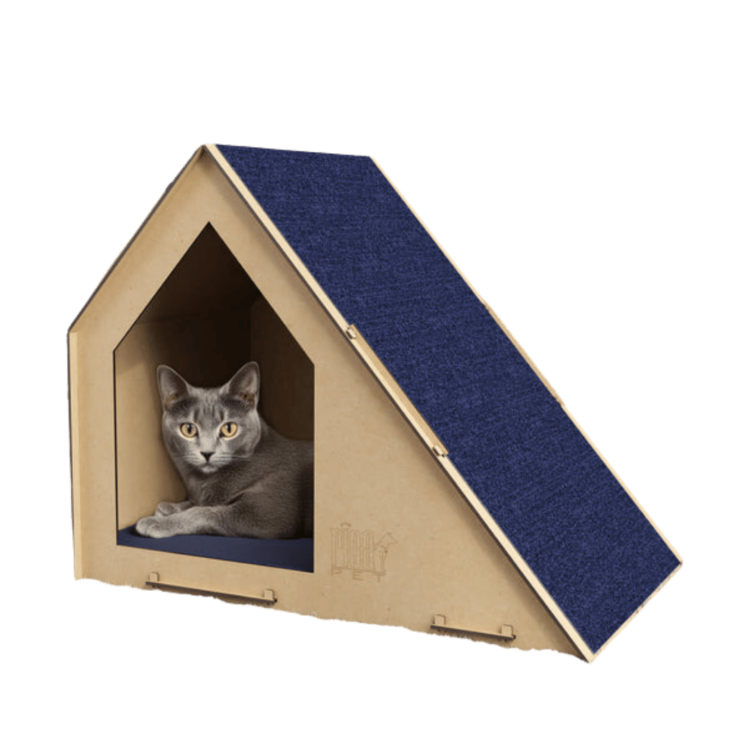 Casa de Conforto Luxo para Gatos com Arranhador Modelo 7 - Ricapet™