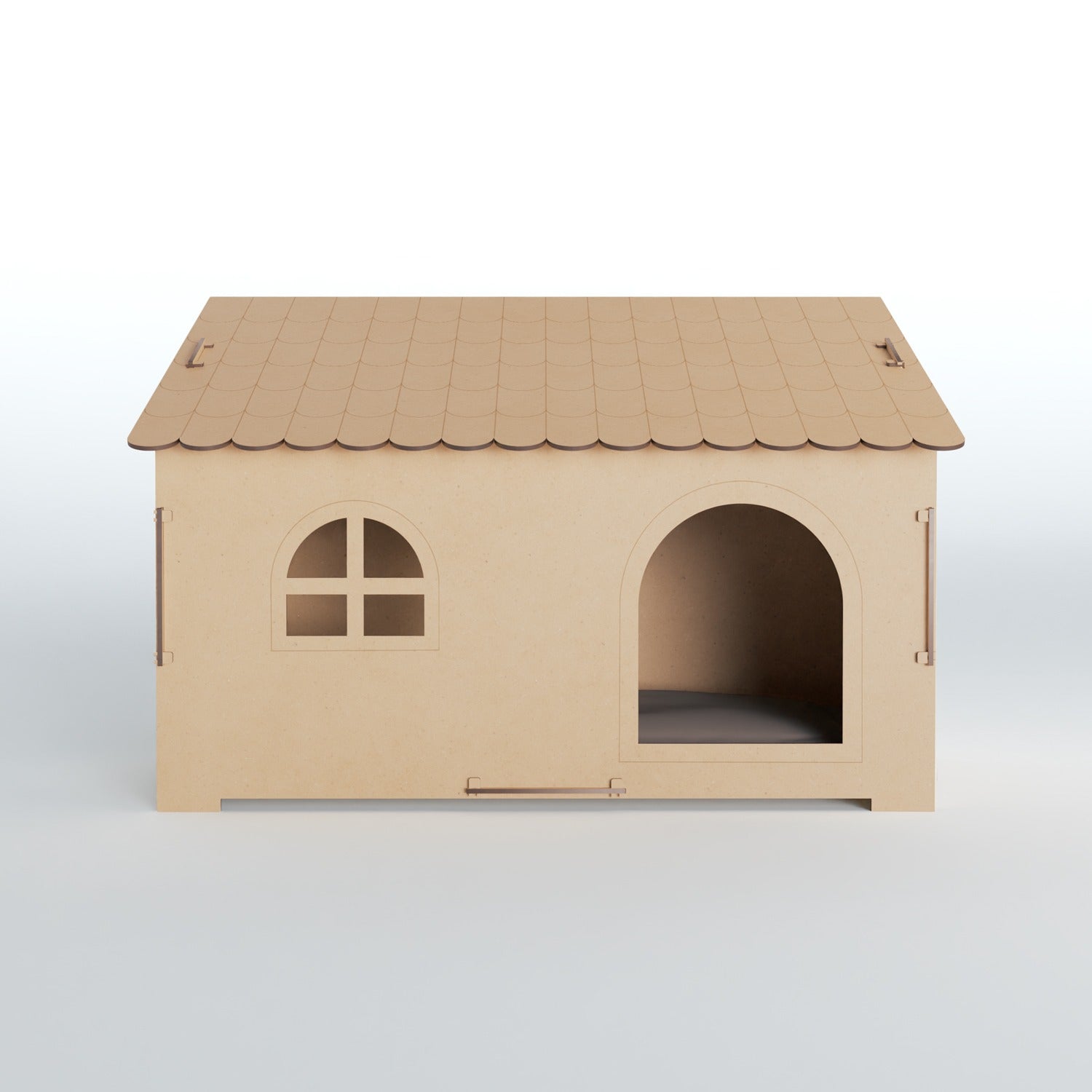 Casa para Cães e Gatos Pequeno Porte de Madeira