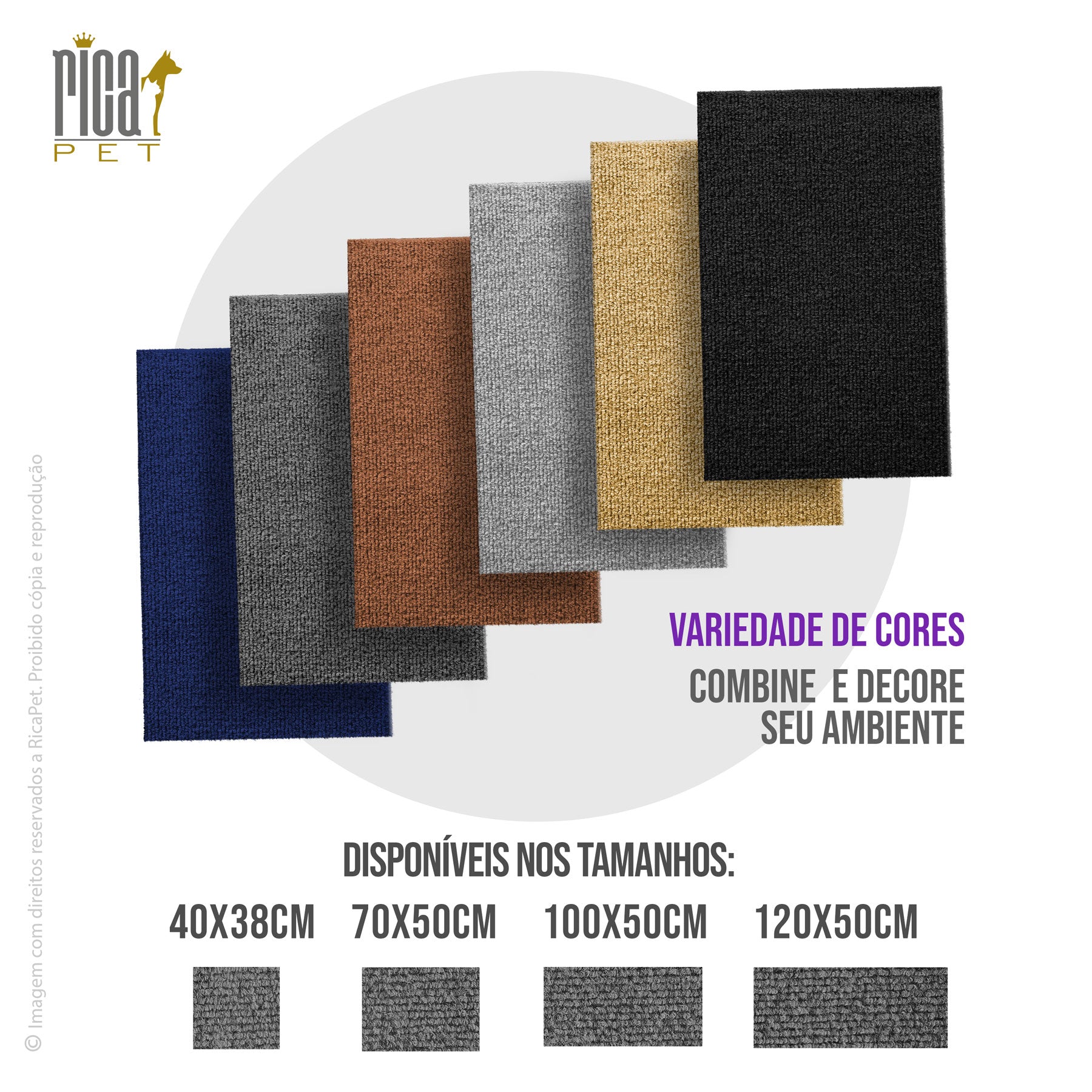 Arranhador para Gato Protetor para Sofá Adesivo 50x30cm - Ricapet™