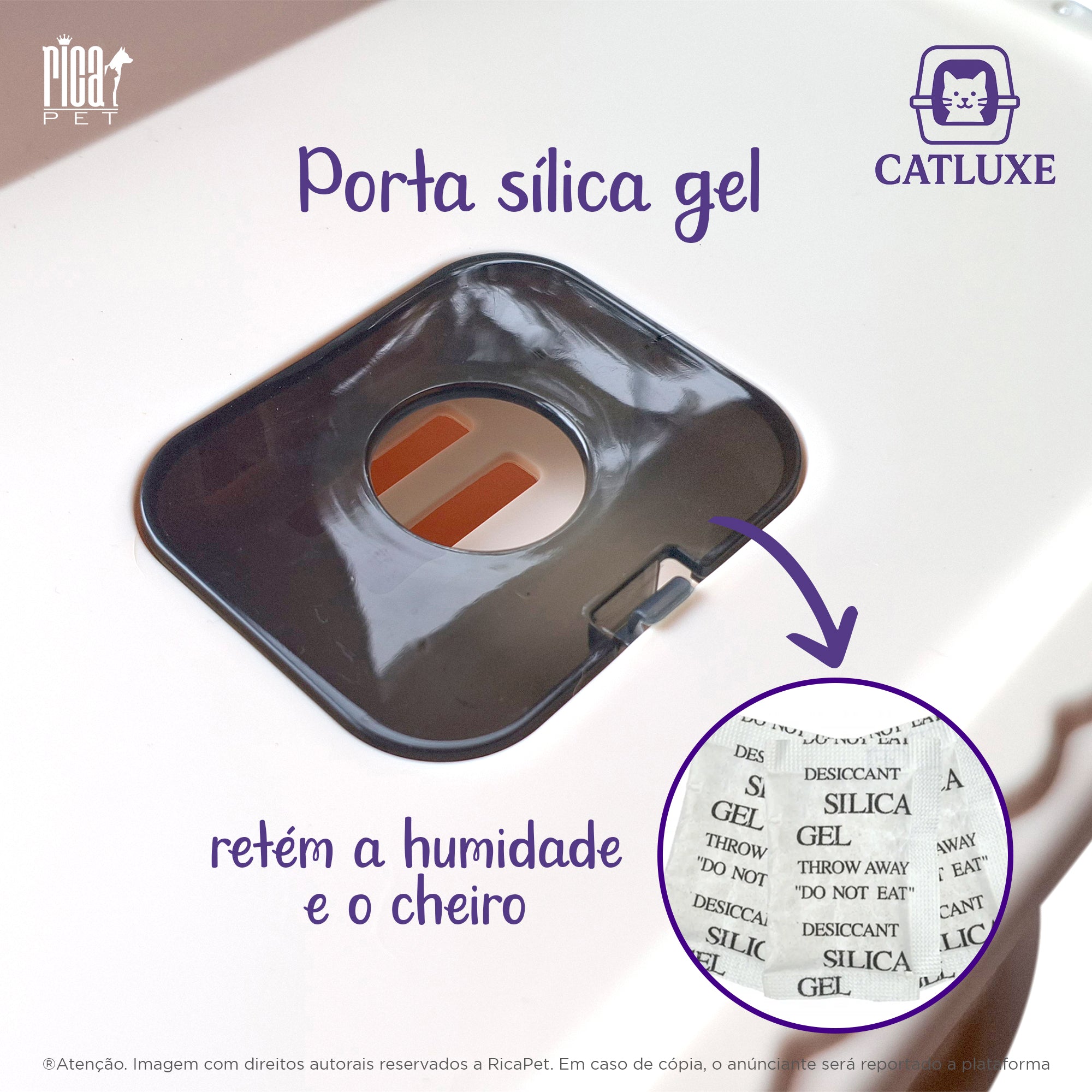 Banheiro + Tapete Higiênico Caixa De Areia Sanitário Fechado